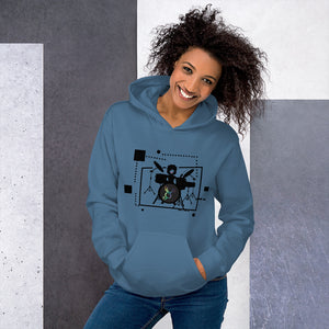 Zilla Drum Queen Unisex Hoodie