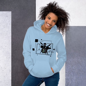 Zilla Drum Queen Unisex Hoodie