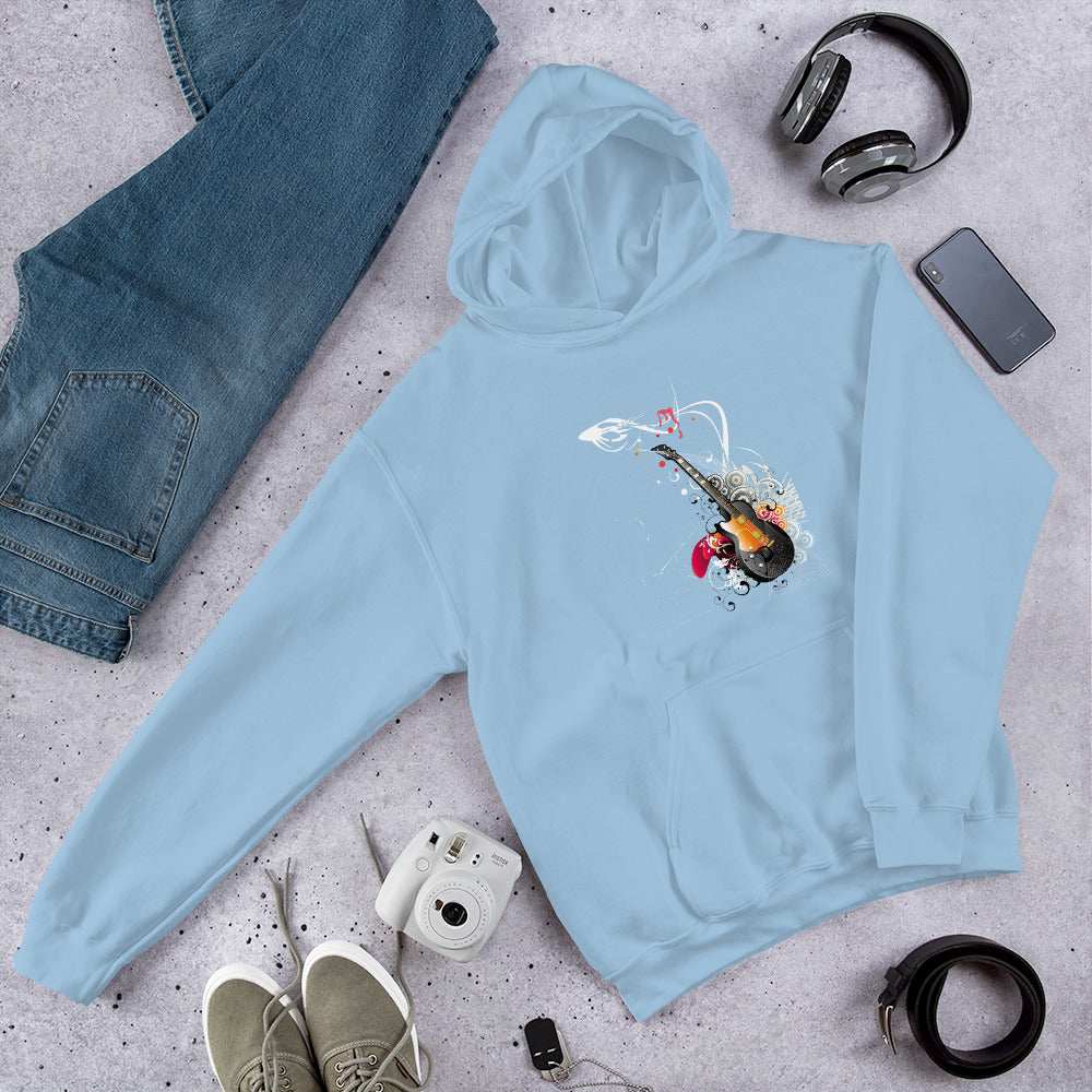 Barb Guitar Unisex Hoodie