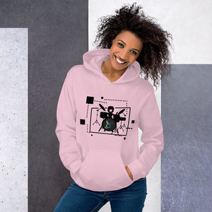 Zilla Drum Queen Unisex Hoodie