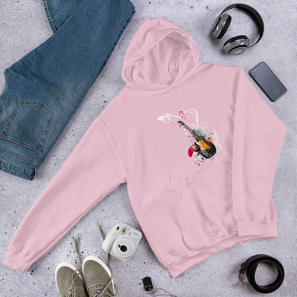 Barb Guitar Unisex Hoodie