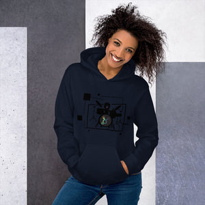 Zilla Drum Queen Unisex Hoodie