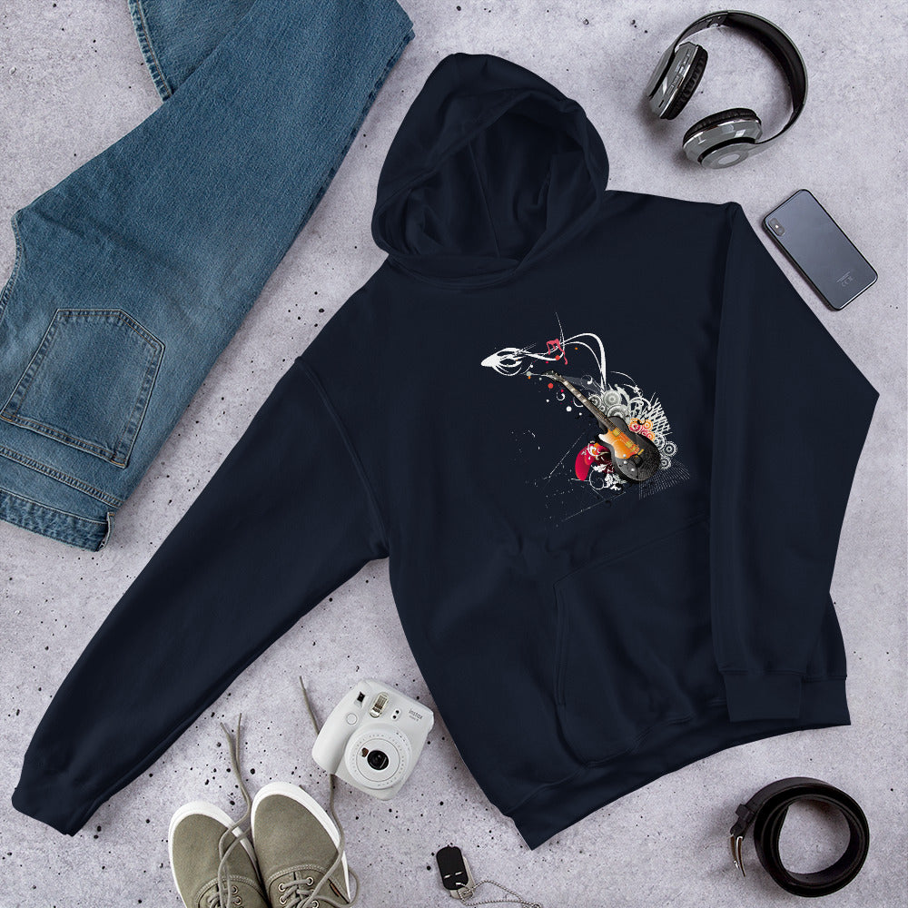 Barb Guitar Unisex Hoodie