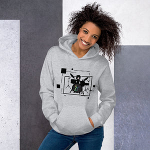 Zilla Drum Queen Unisex Hoodie