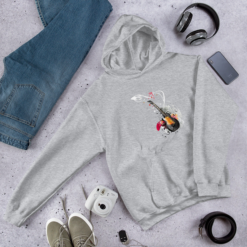 Barb Guitar Unisex Hoodie