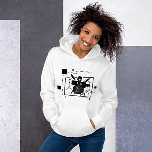 Zilla Drum Queen Unisex Hoodie