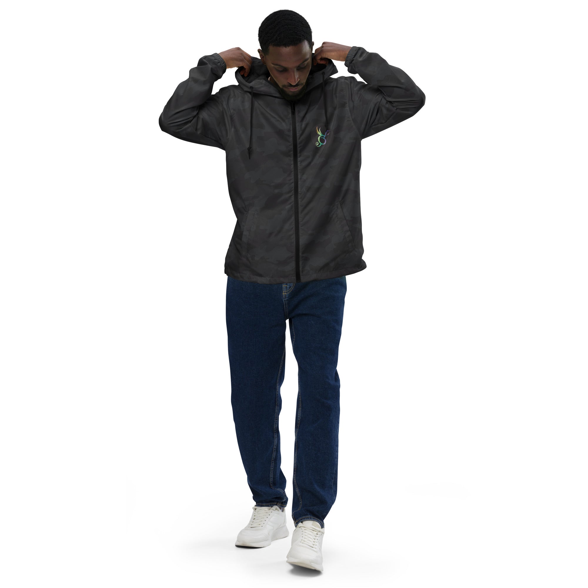 SurfZilla Unisex lightweight zip up windbreaker