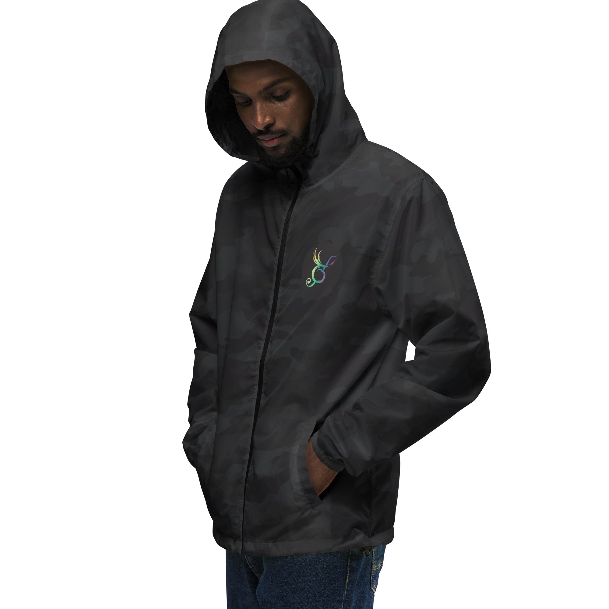 SurfZilla Unisex lightweight zip up windbreaker