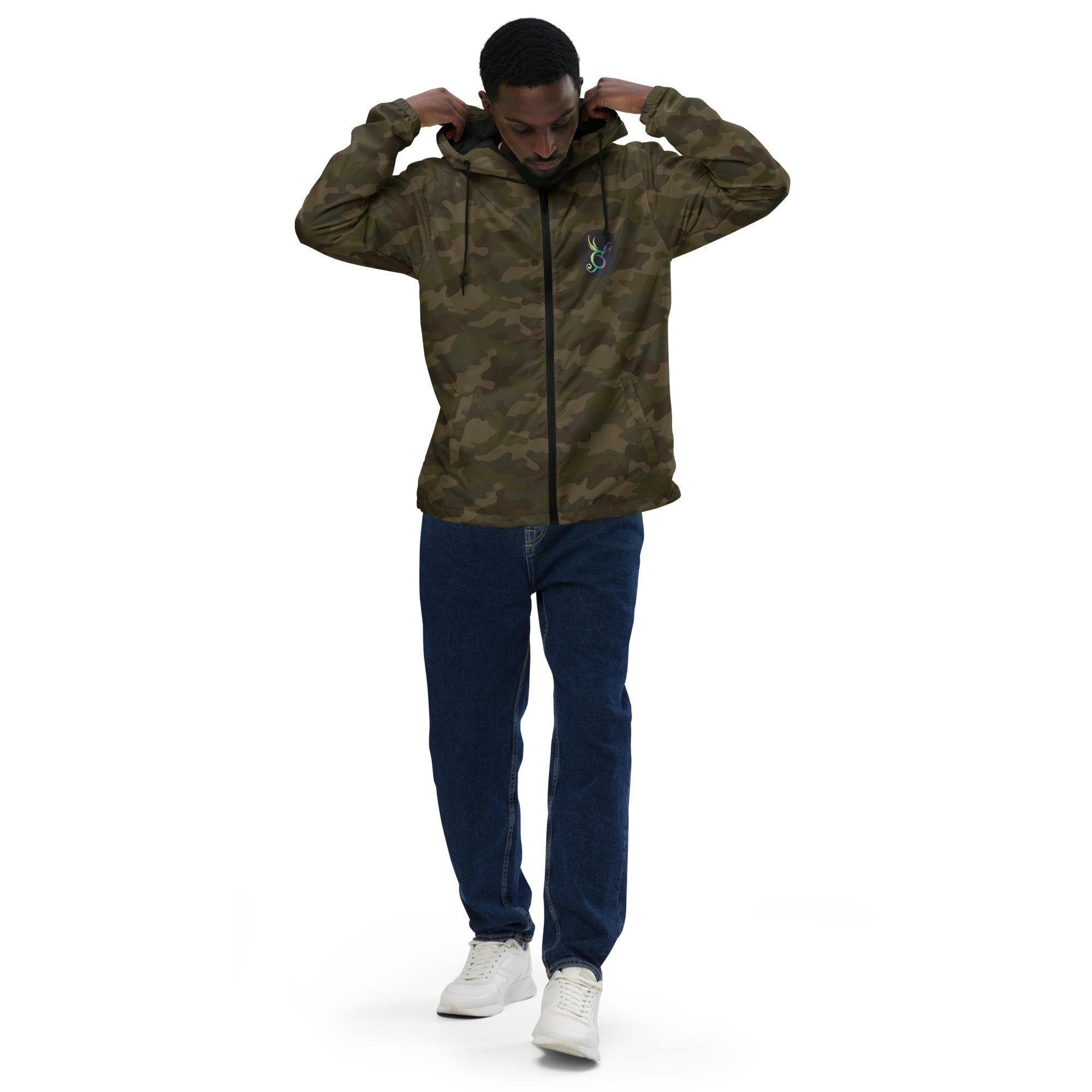 SurfZilla Unisex lightweight zip up windbreaker