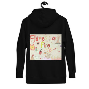 HF Flames on Fire Unisex Hoodie