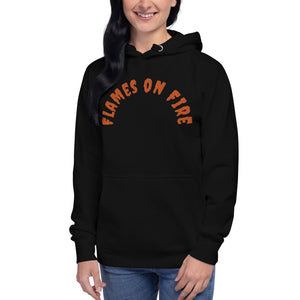 HF Flames on Fire Unisex Hoodie