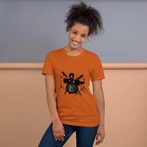 Zilla Drum Queen Short-Sleeve Unisex T-Shirt