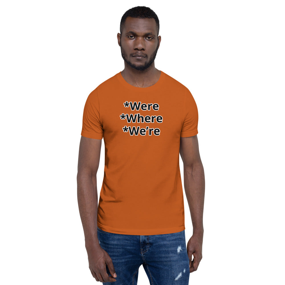Grammar Police W Unisex T-Shirt