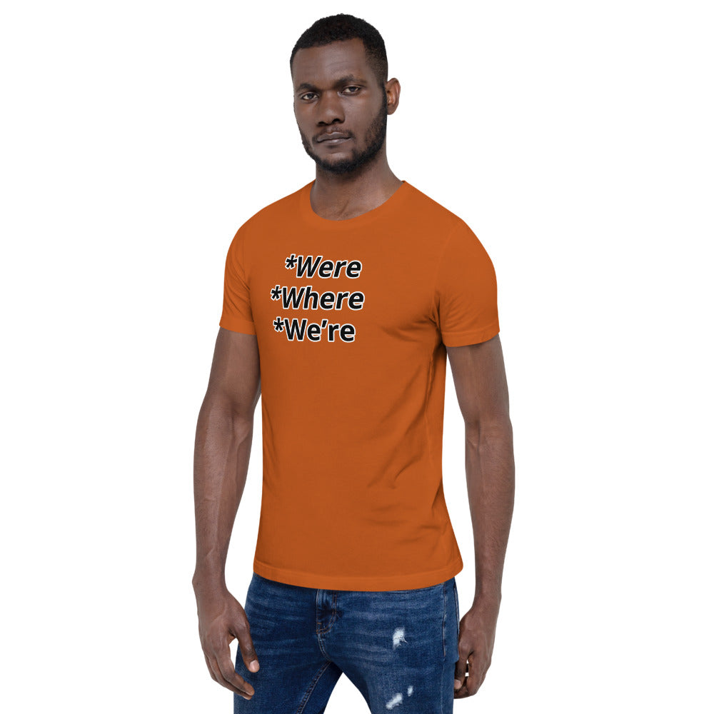 Grammar Police W Unisex T-Shirt