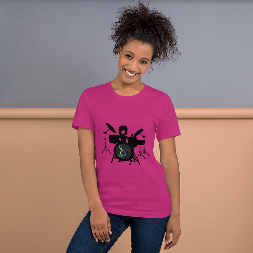 Zilla Drum Queen Short-Sleeve Unisex T-Shirt