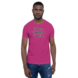 Grammar Police W Unisex T-Shirt