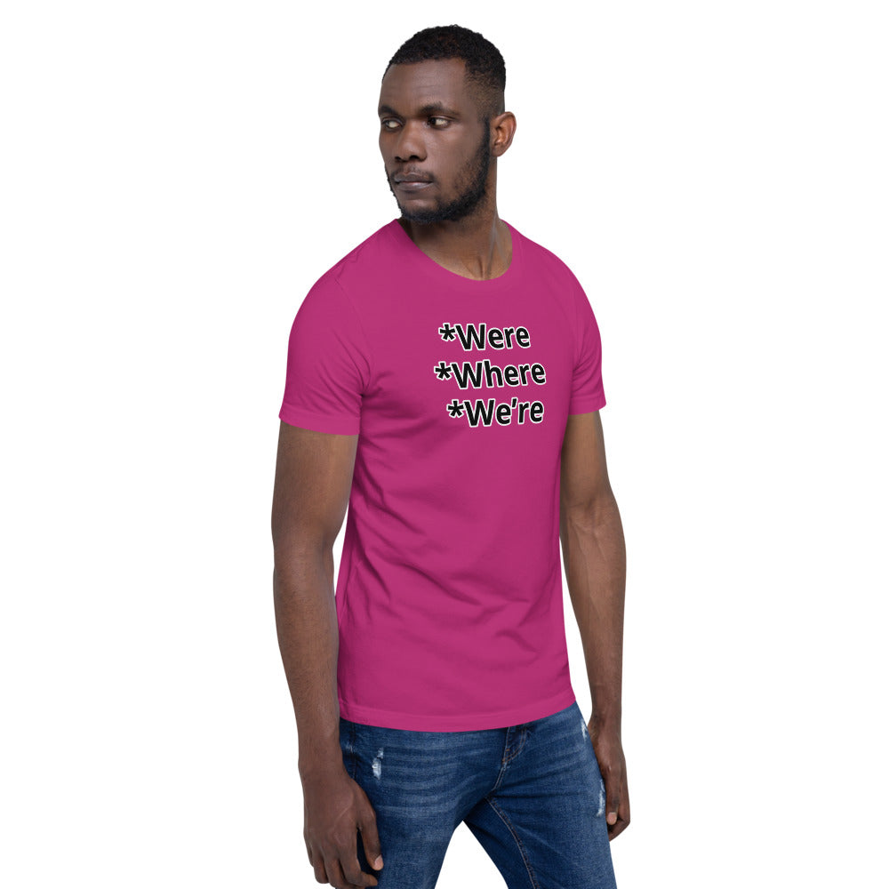 Grammar Police W Unisex T-Shirt