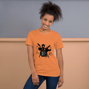 Zilla Drum Queen Short-Sleeve Unisex T-Shirt
