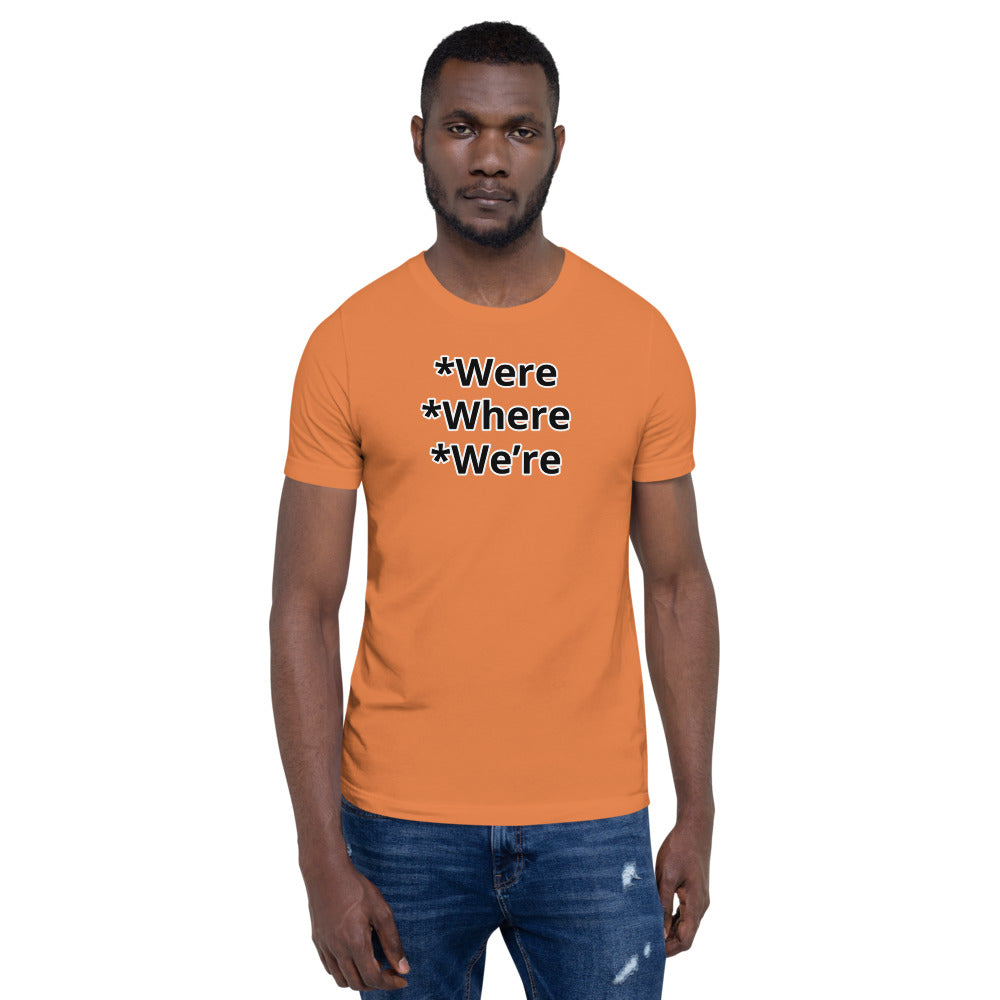 Grammar Police W Unisex T-Shirt
