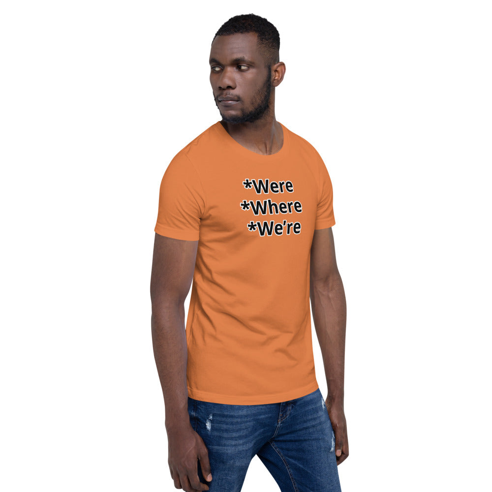 Grammar Police W Unisex T-Shirt