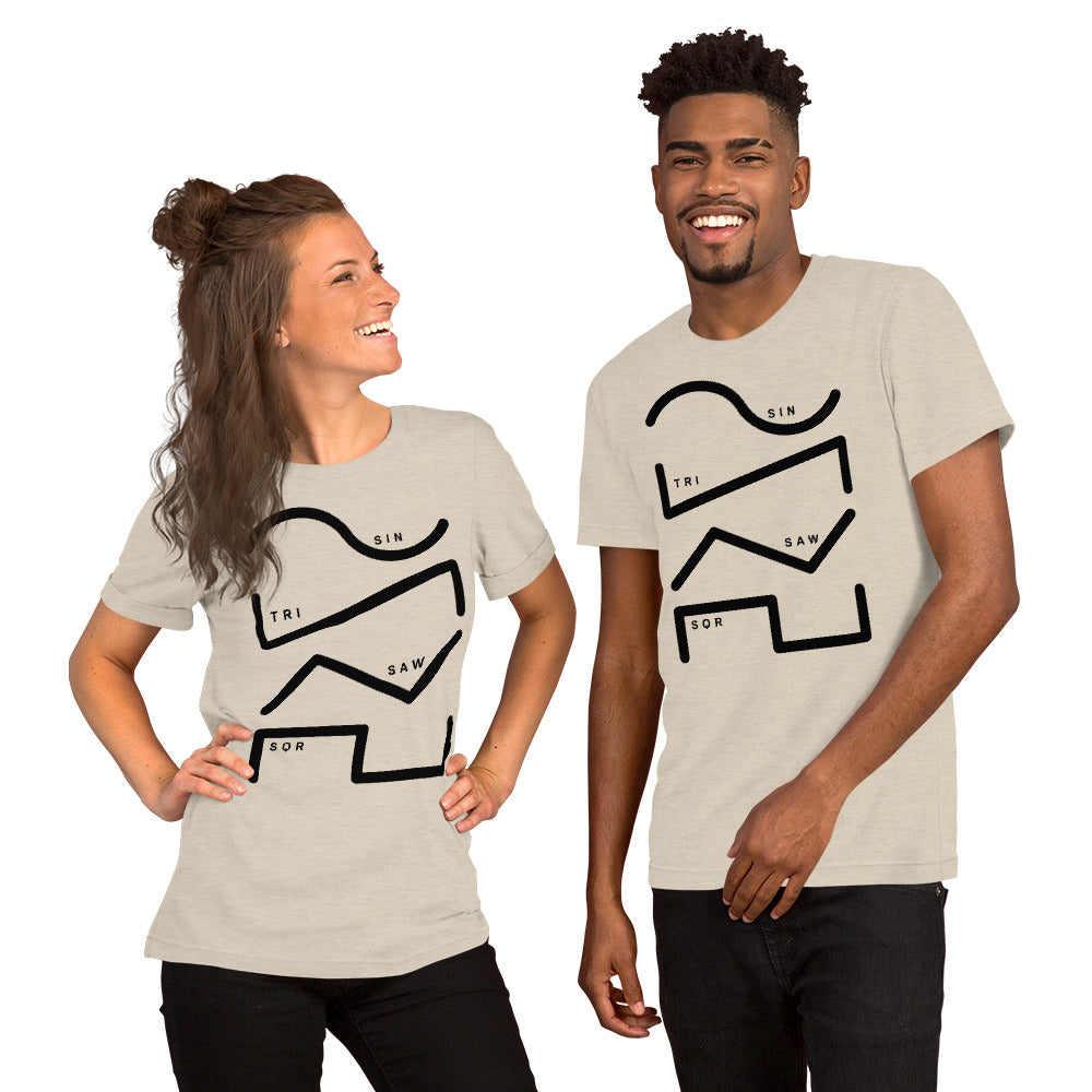 Synth Wave Short-Sleeve Unisex T-Shirt