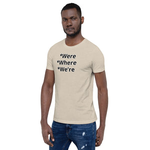 Grammar Police W Unisex T-Shirt