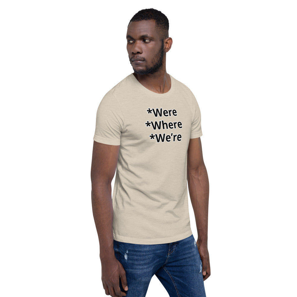 Grammar Police W Unisex T-Shirt