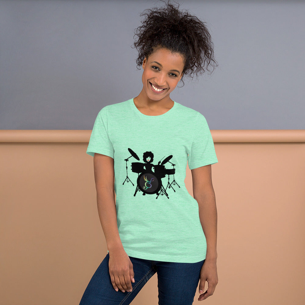 Zilla Drum Queen Short-Sleeve Unisex T-Shirt