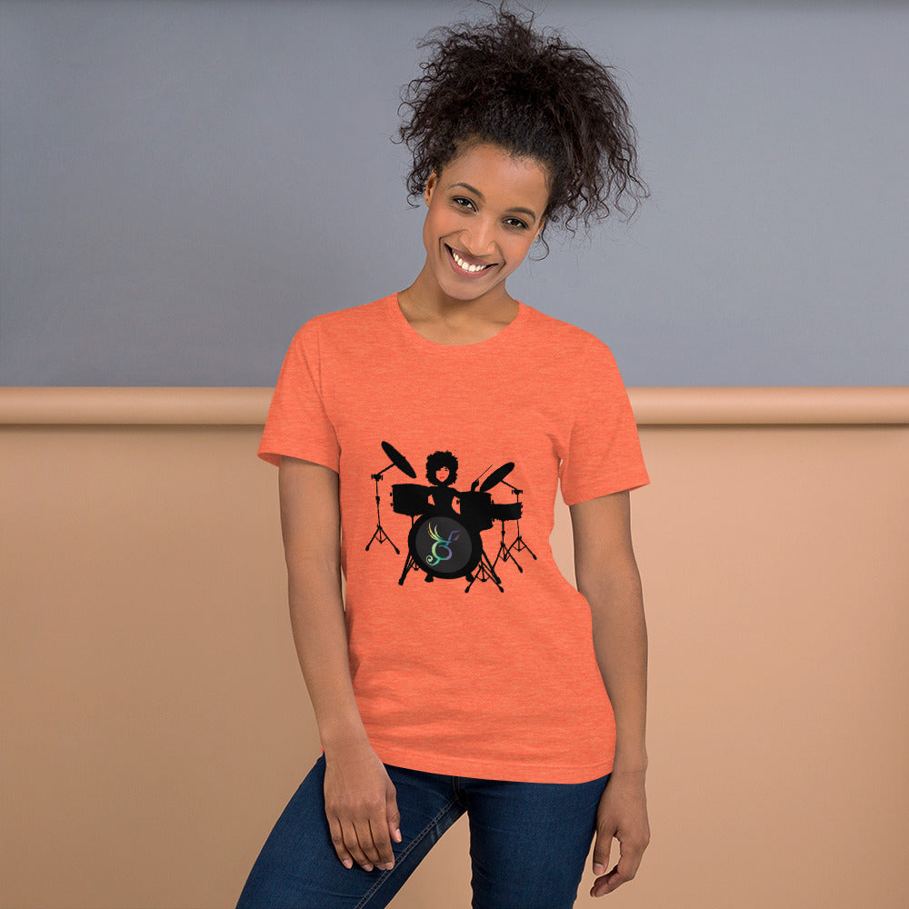 Zilla Drum Queen Short-Sleeve Unisex T-Shirt