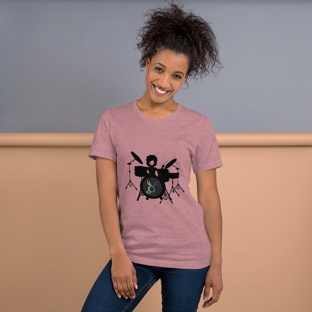 Zilla Drum Queen Short-Sleeve Unisex T-Shirt