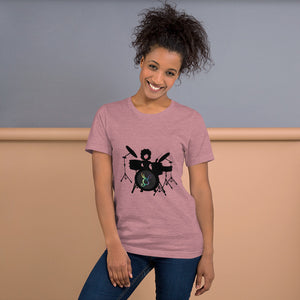 Zilla Drum Queen Short-Sleeve Unisex T-Shirt