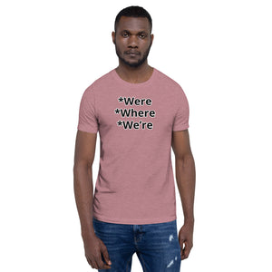 Grammar Police W Unisex T-Shirt
