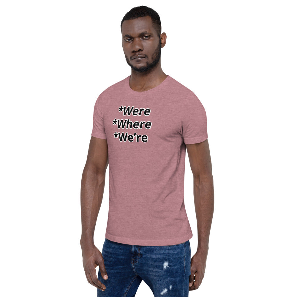 Grammar Police W Unisex T-Shirt