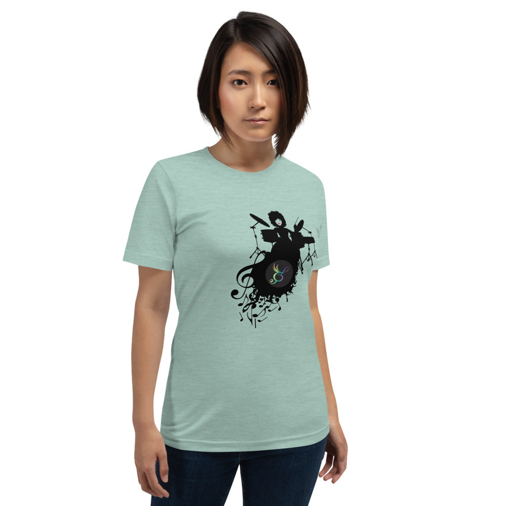 Zilla Drum Short-Sleeve Unisex T-Shirt