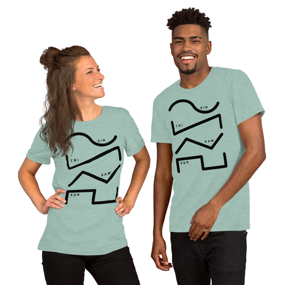 Synth Wave Short-Sleeve Unisex T-Shirt