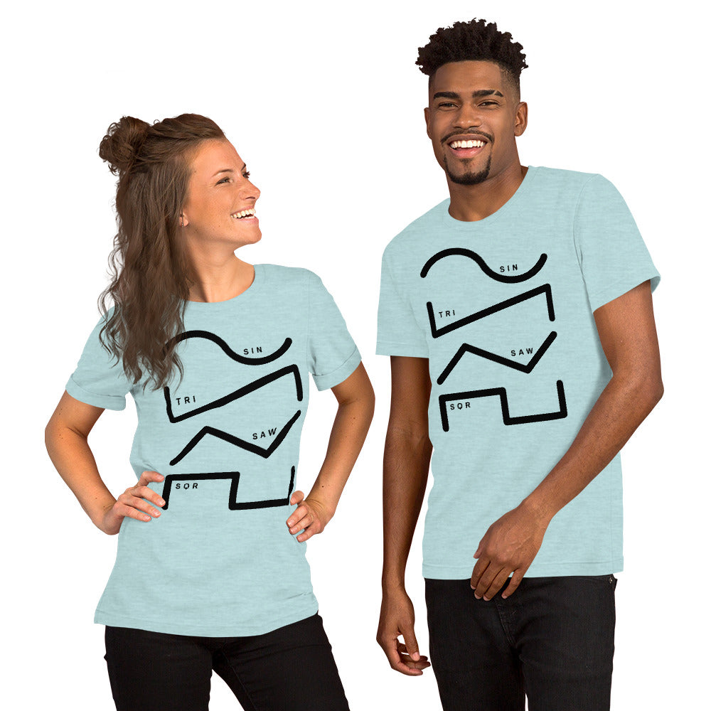 Synth Wave Short-Sleeve Unisex T-Shirt