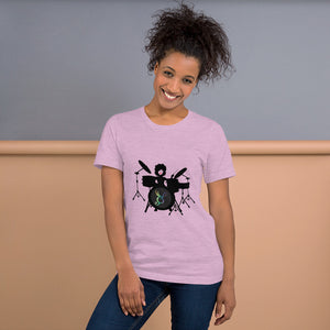 Zilla Drum Queen Short-Sleeve Unisex T-Shirt