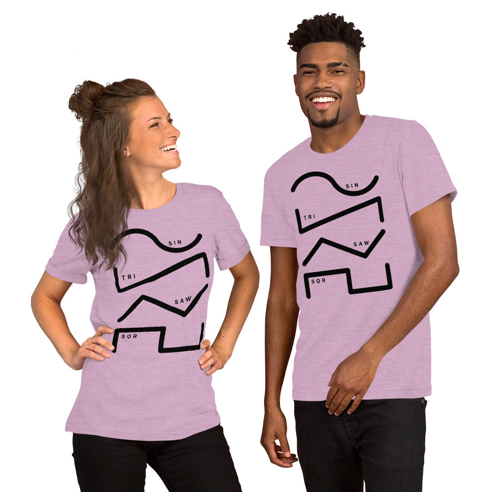 Synth Wave Short-Sleeve Unisex T-Shirt