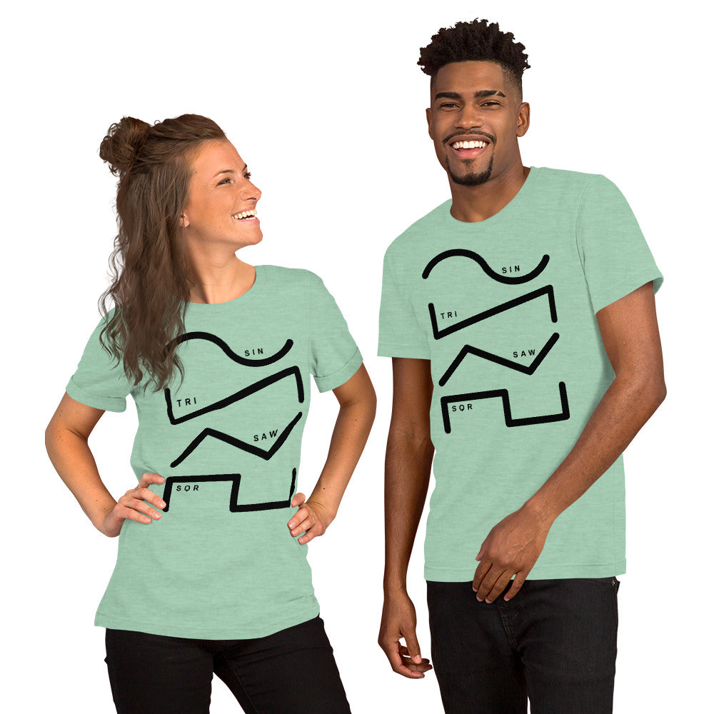 Synth Wave Short-Sleeve Unisex T-Shirt
