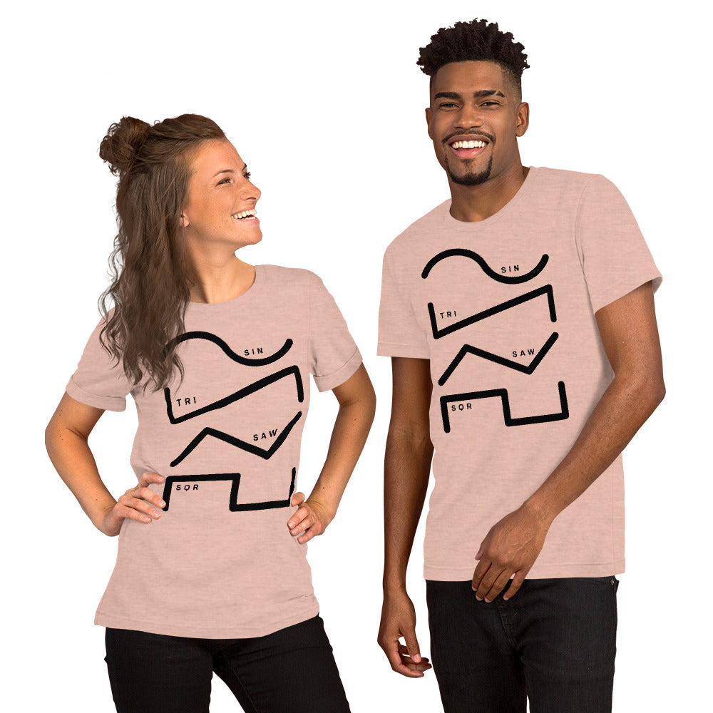 Synth Wave Short-Sleeve Unisex T-Shirt
