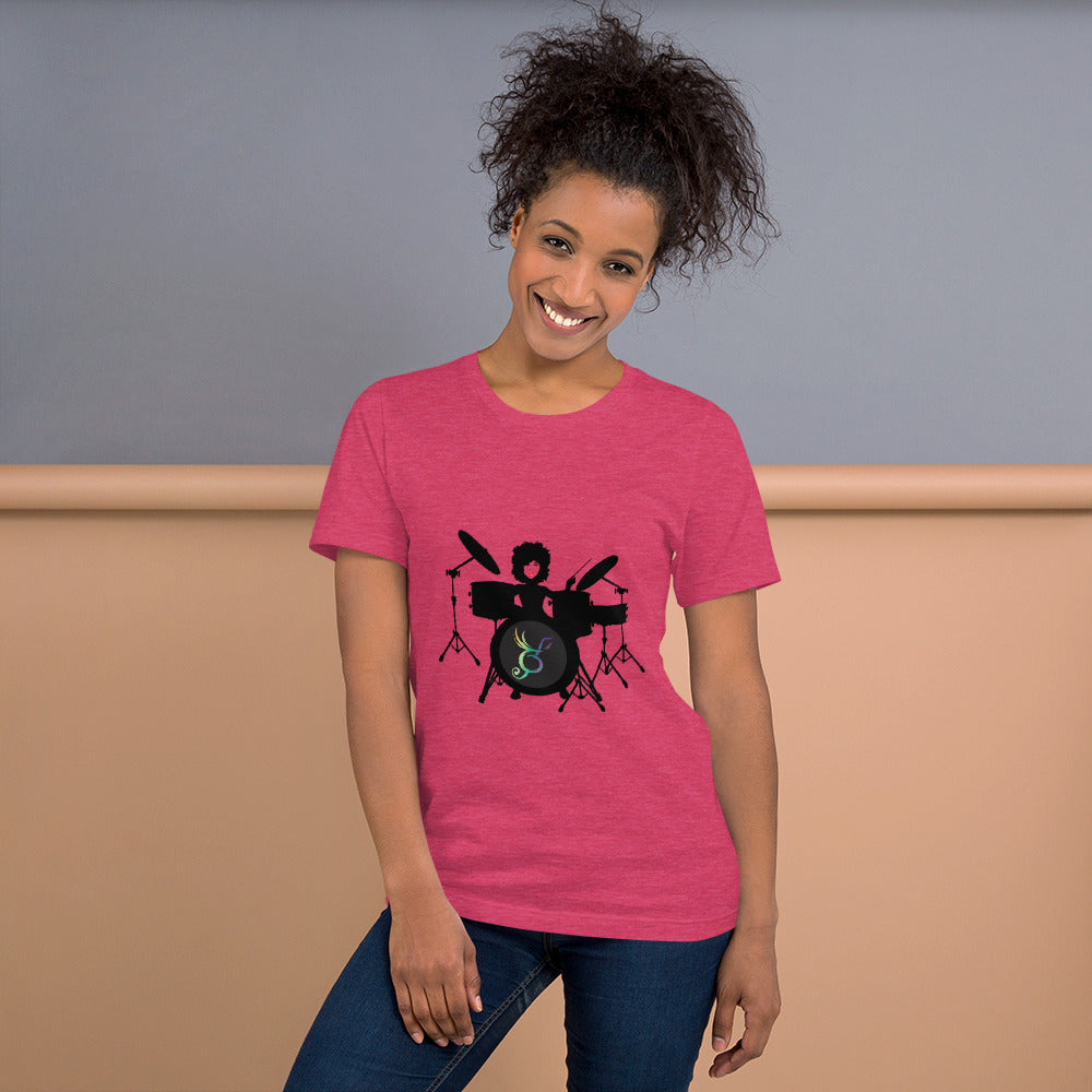 Zilla Drum Queen Short-Sleeve Unisex T-Shirt