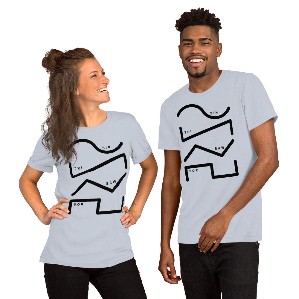 Synth Wave Short-Sleeve Unisex T-Shirt