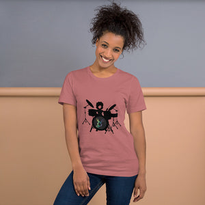 Zilla Drum Queen Short-Sleeve Unisex T-Shirt