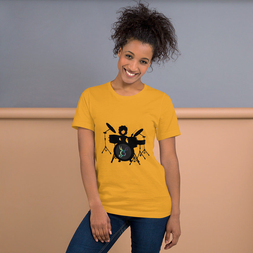 Zilla Drum Queen Short-Sleeve Unisex T-Shirt