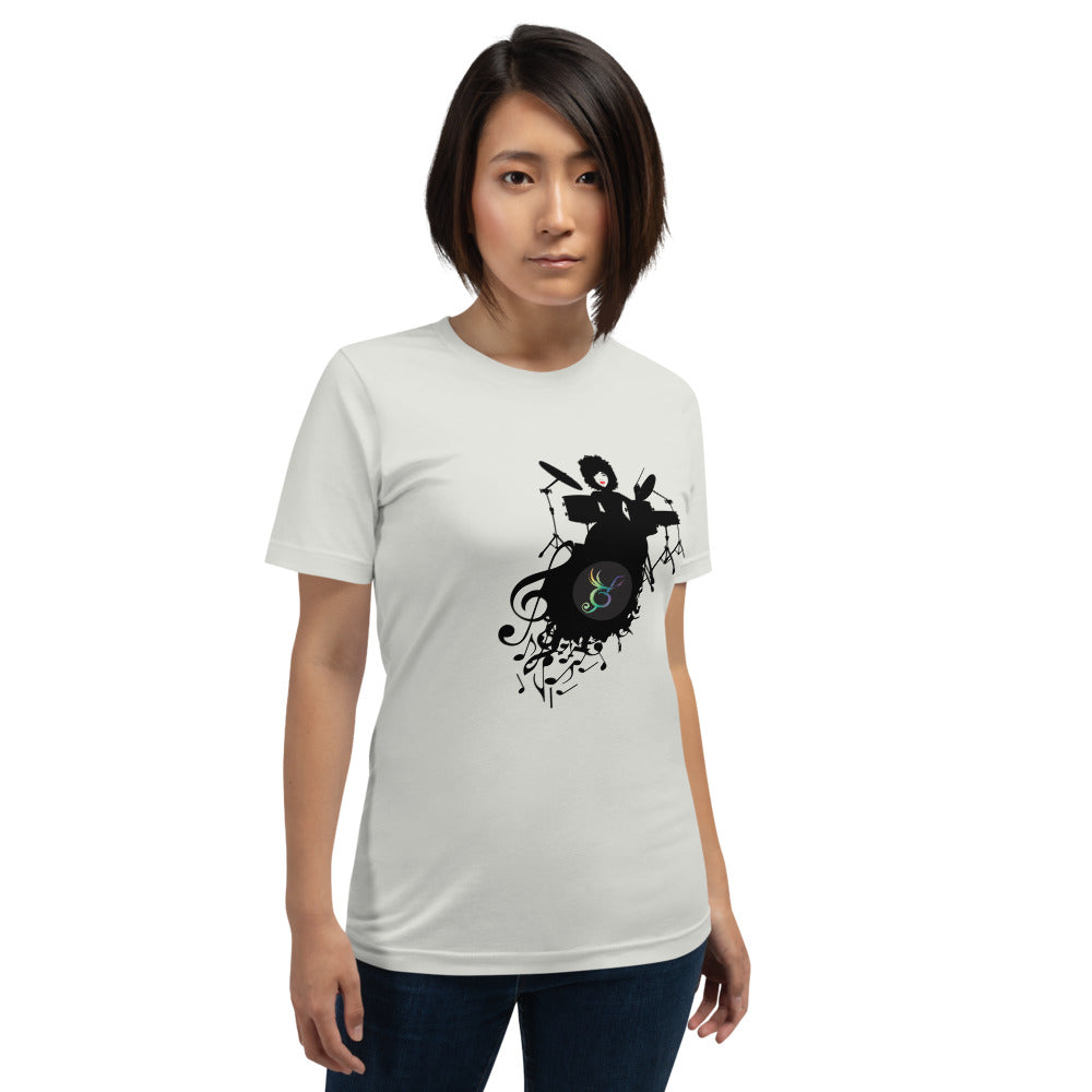 Zilla Drum Short-Sleeve Unisex T-Shirt