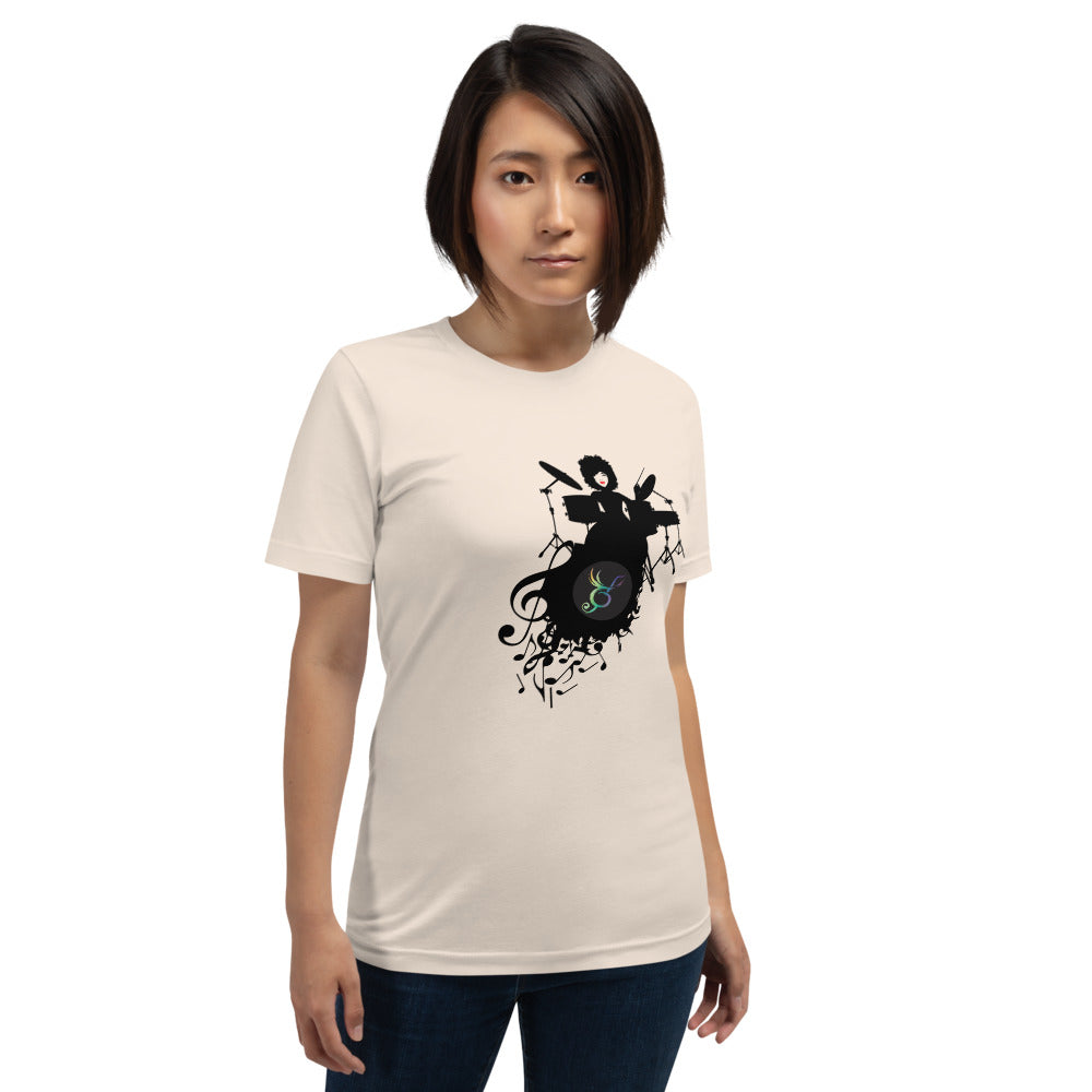 Zilla Drum Short-Sleeve Unisex T-Shirt