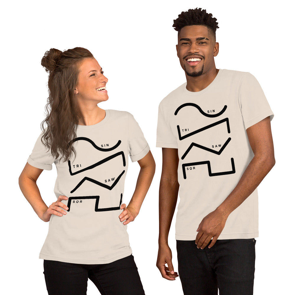 Synth Wave Short-Sleeve Unisex T-Shirt