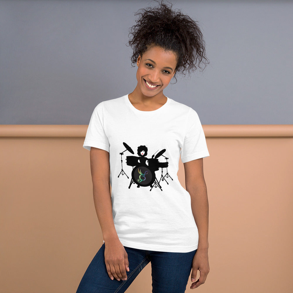 Zilla Drum Queen Short-Sleeve Unisex T-Shirt