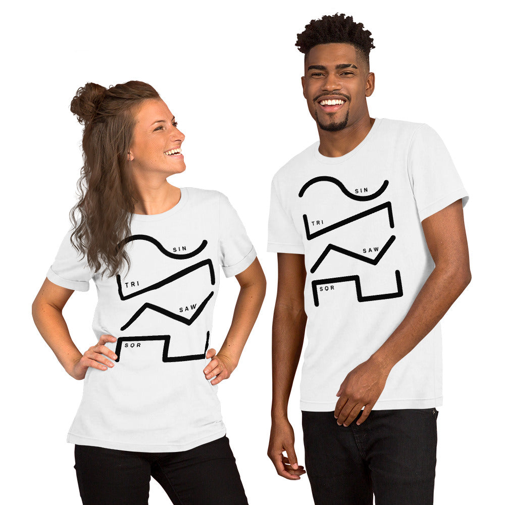 Synth Wave Short-Sleeve Unisex T-Shirt