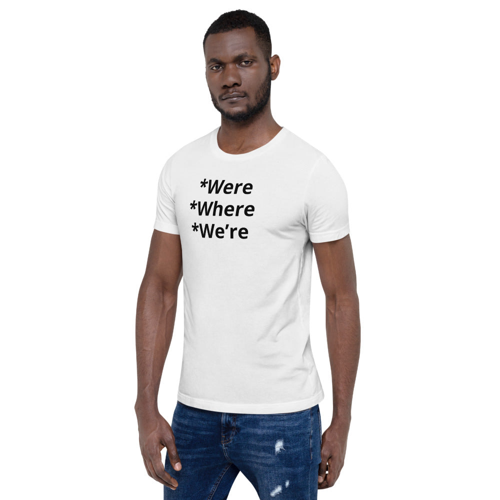 Grammar Police W Unisex T-Shirt